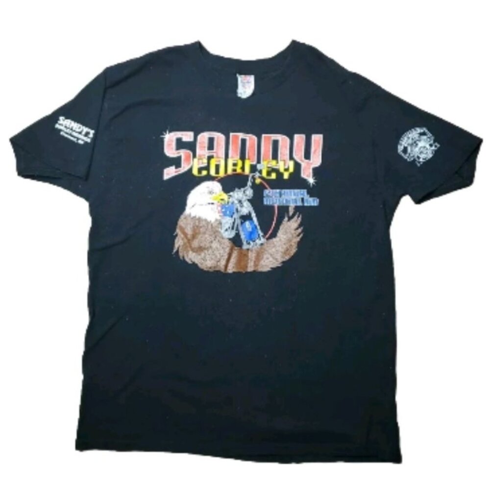 Sandy Corley Memorial Run T-Shirt XL Black Fruit Of The Loom 100% Cotton